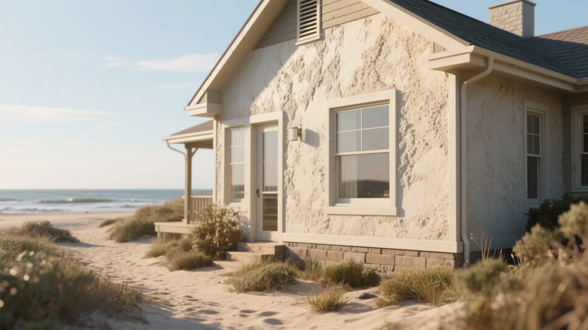 4. Textured finishes and weatherproofing for exteriors