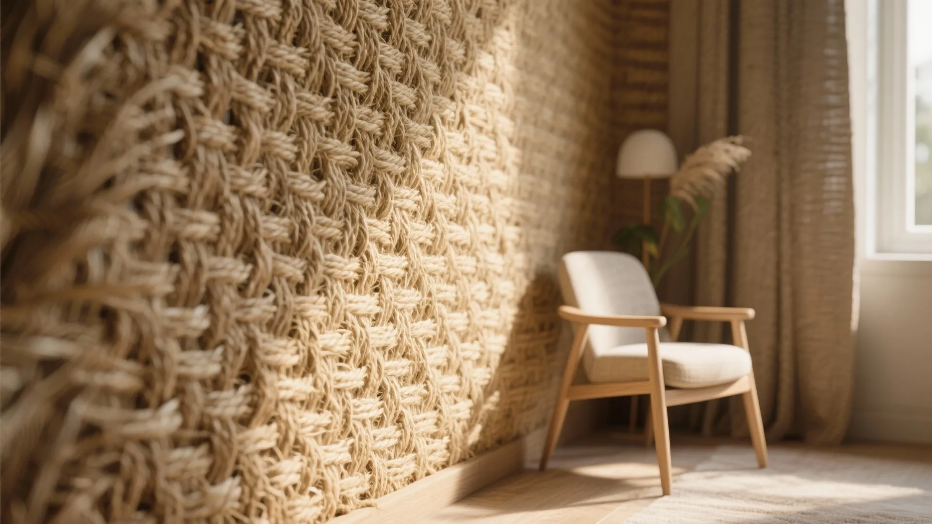 Textured Fabric Wallpaper