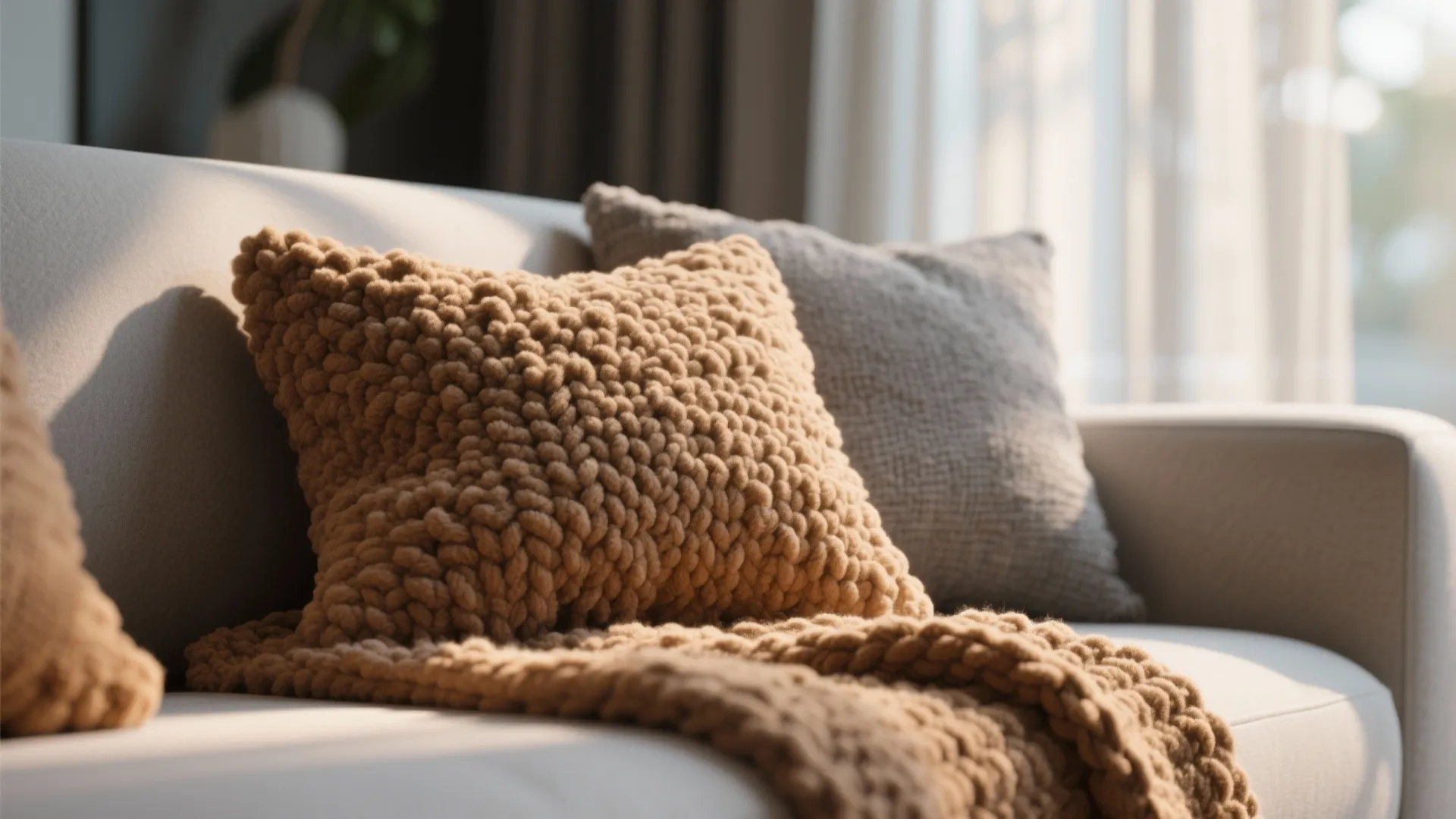 2. Textured Fabrics to Add Warmth