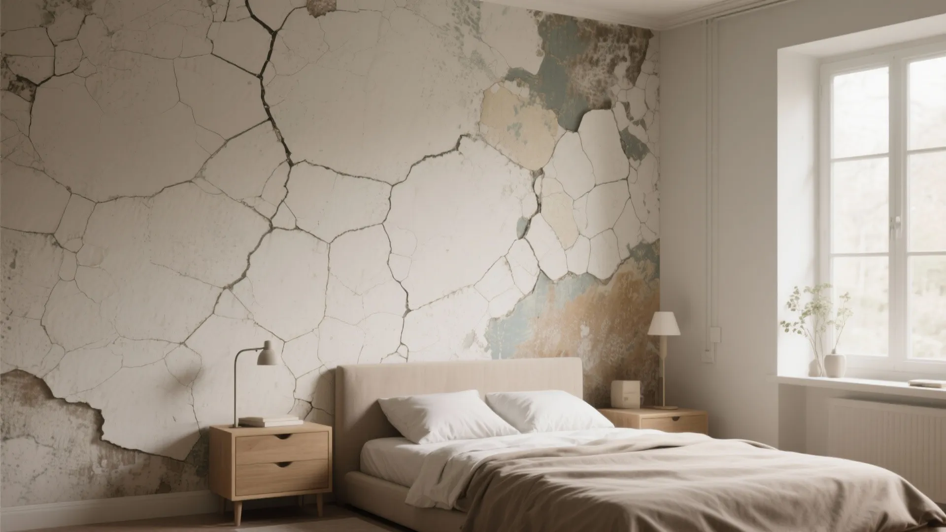 2. Embrace it: make a textured feature wall