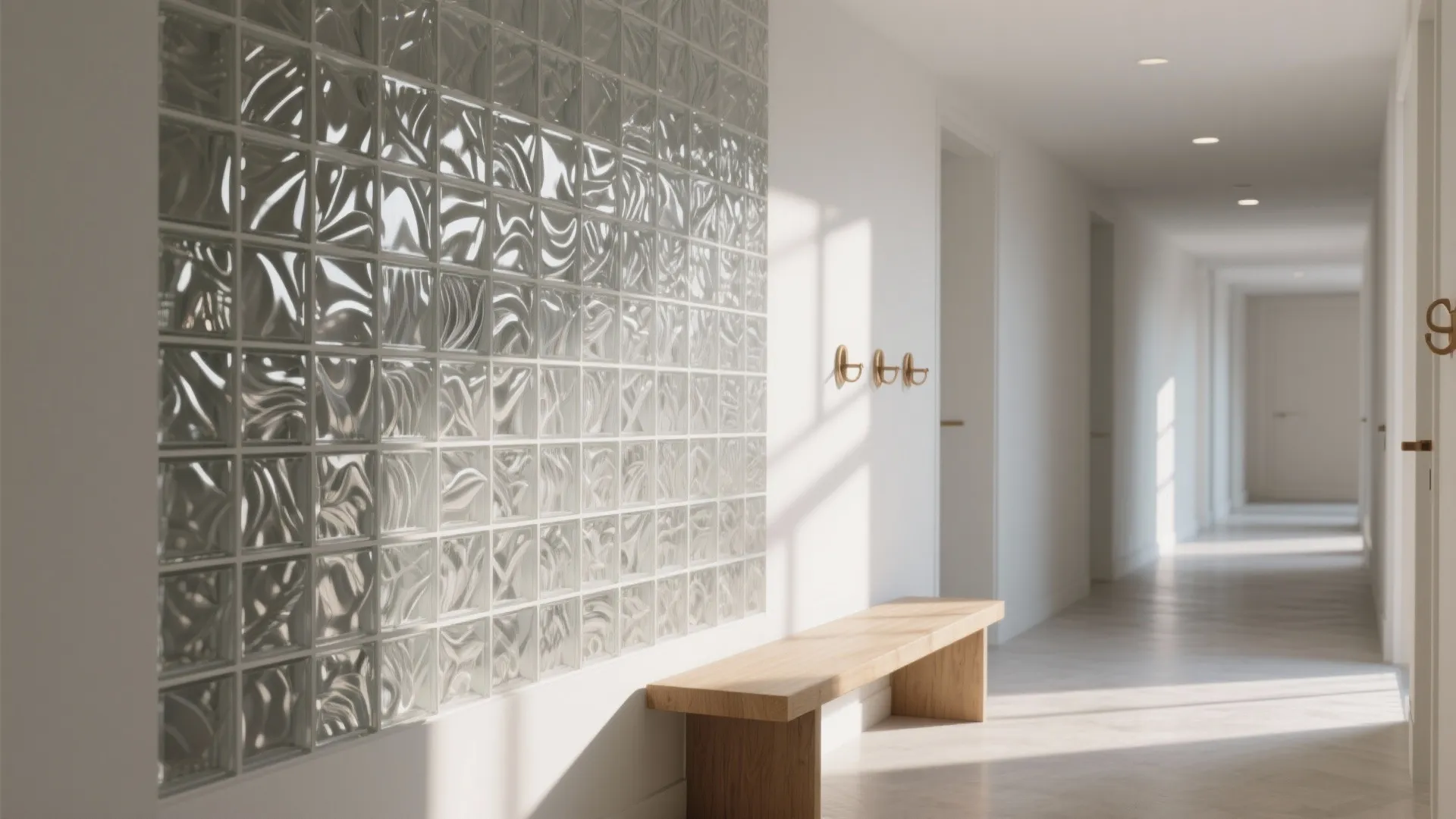 Textured Blocks as a Feature Wall