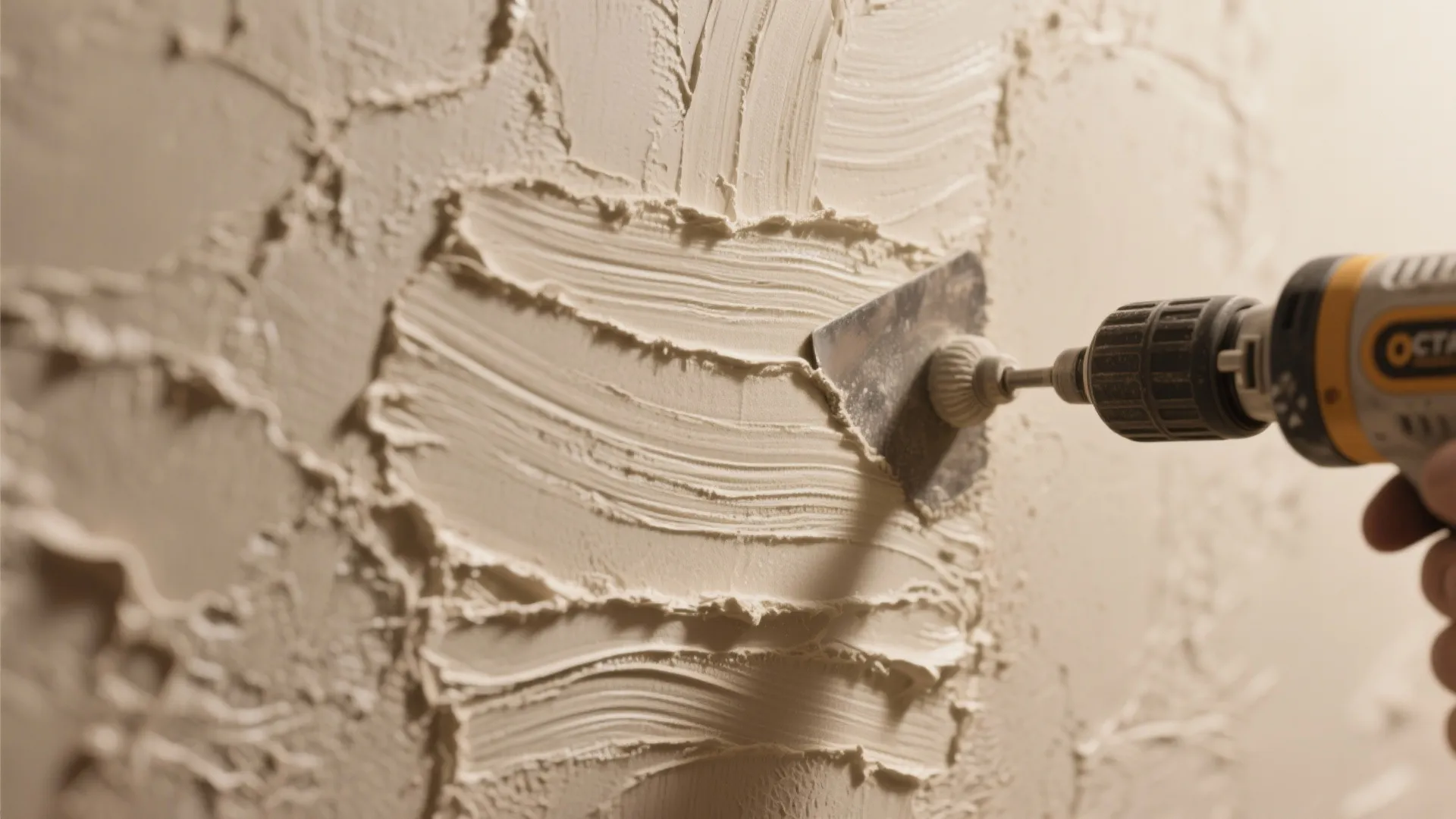 4. Textured effects and faux finishes with texture grinders