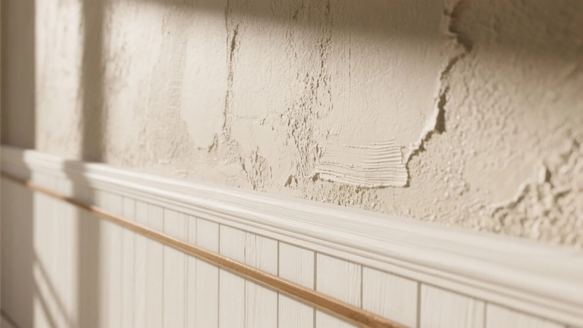 2. Textured finishes: plaster or shiplap