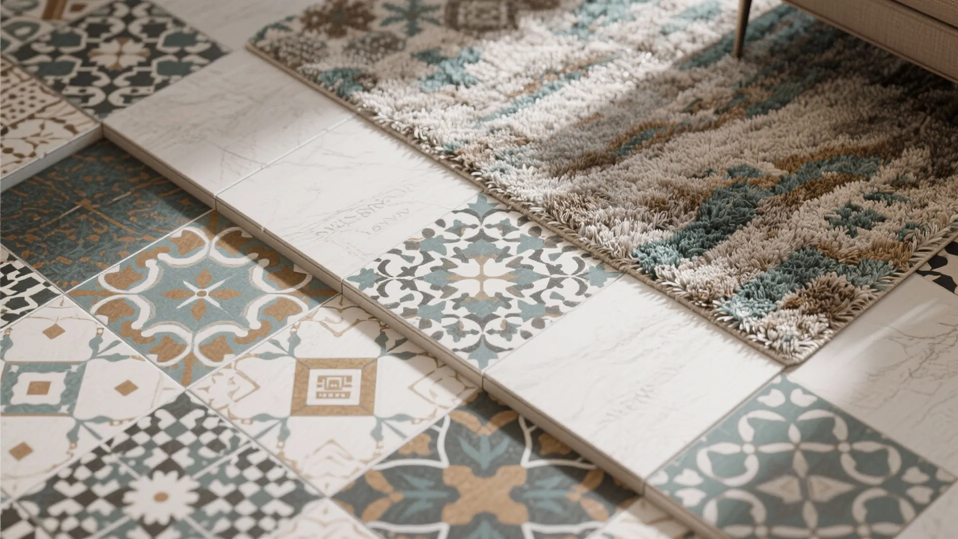 6. Textured Flooring