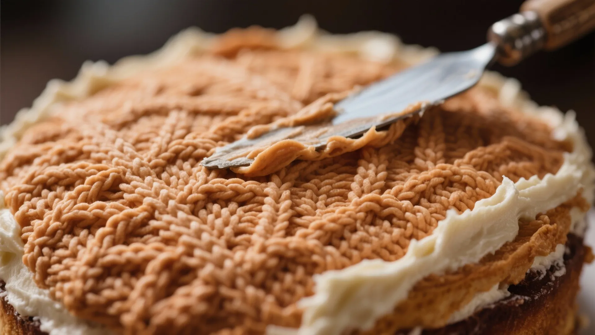 5. Textured Frosting with Palette Knife