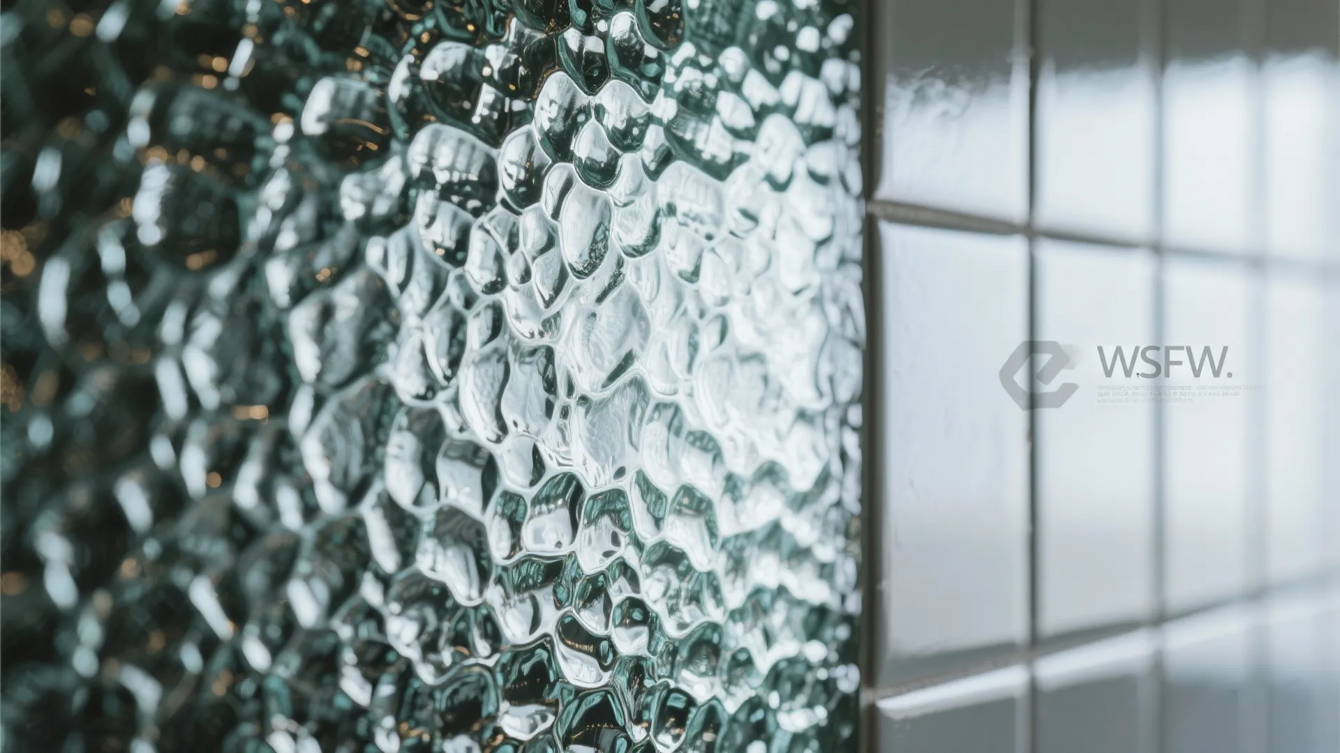 9. Textured Glass Designs