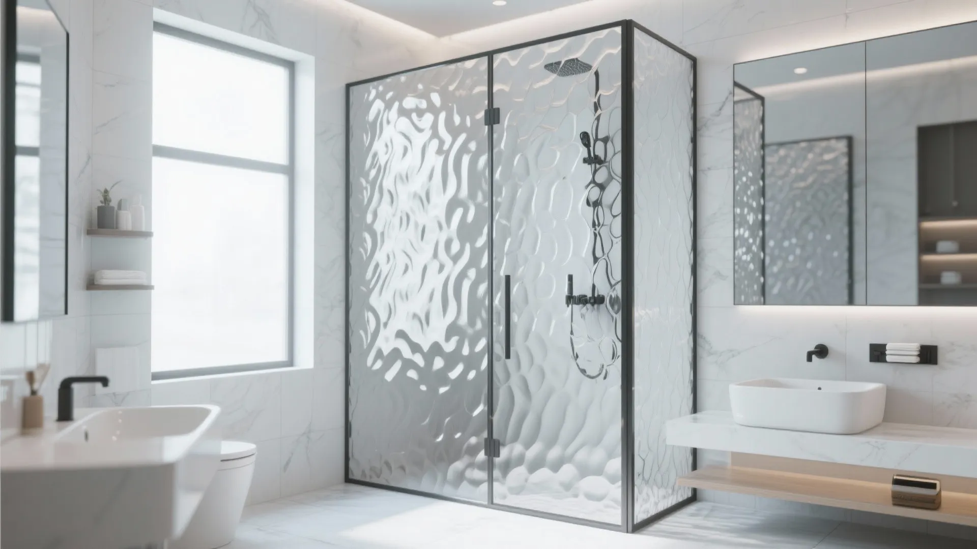 8. Textured Glass Panels