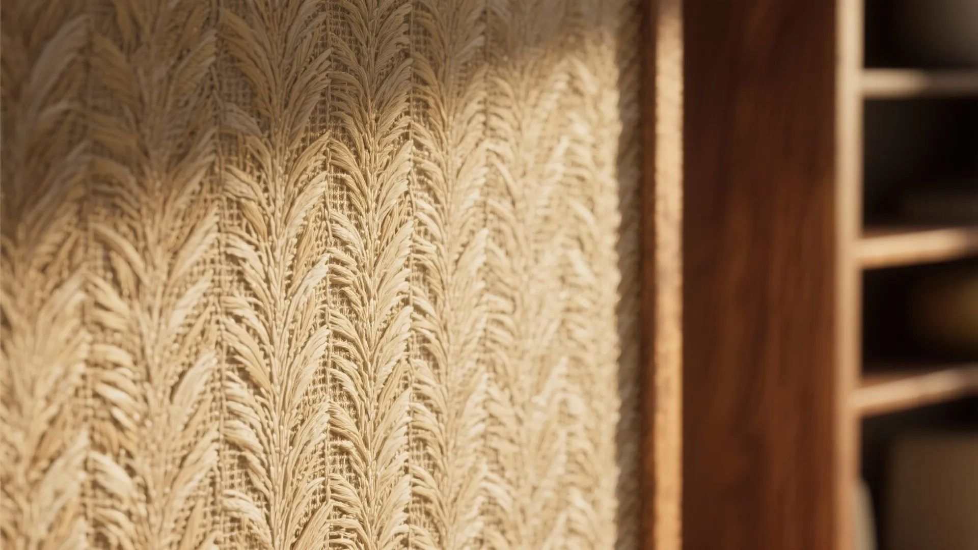 2. Textured Wallpaper or Grasscloth