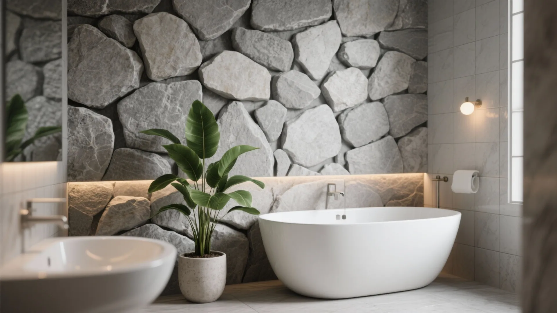 2. Contrast with Textured Grey