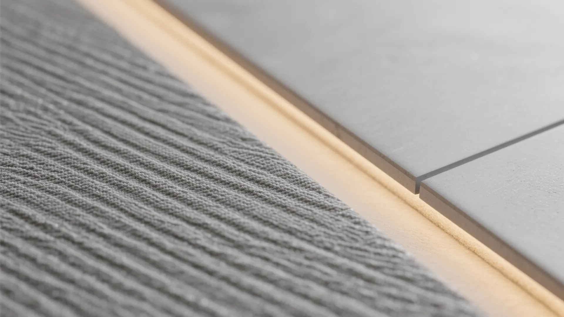 Textured grey surfaces to add warmth and grip