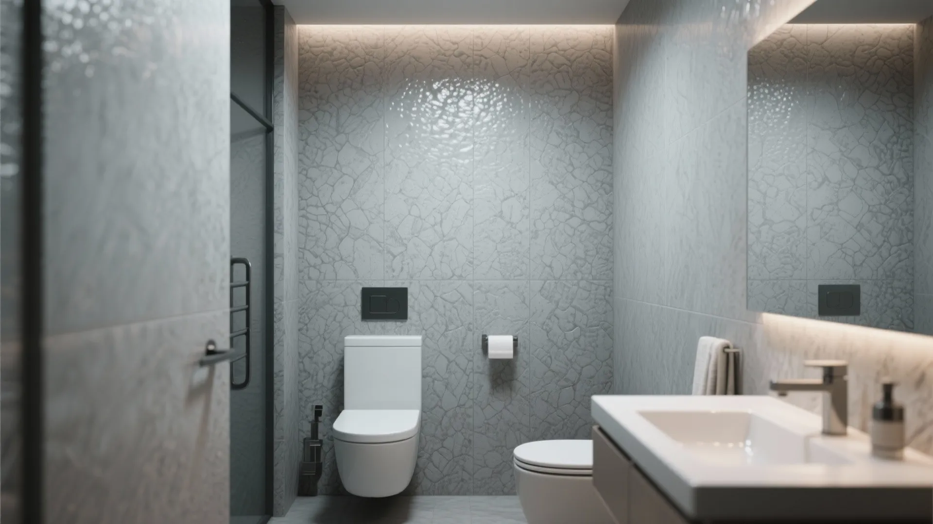 Textured Grey Wallpaper