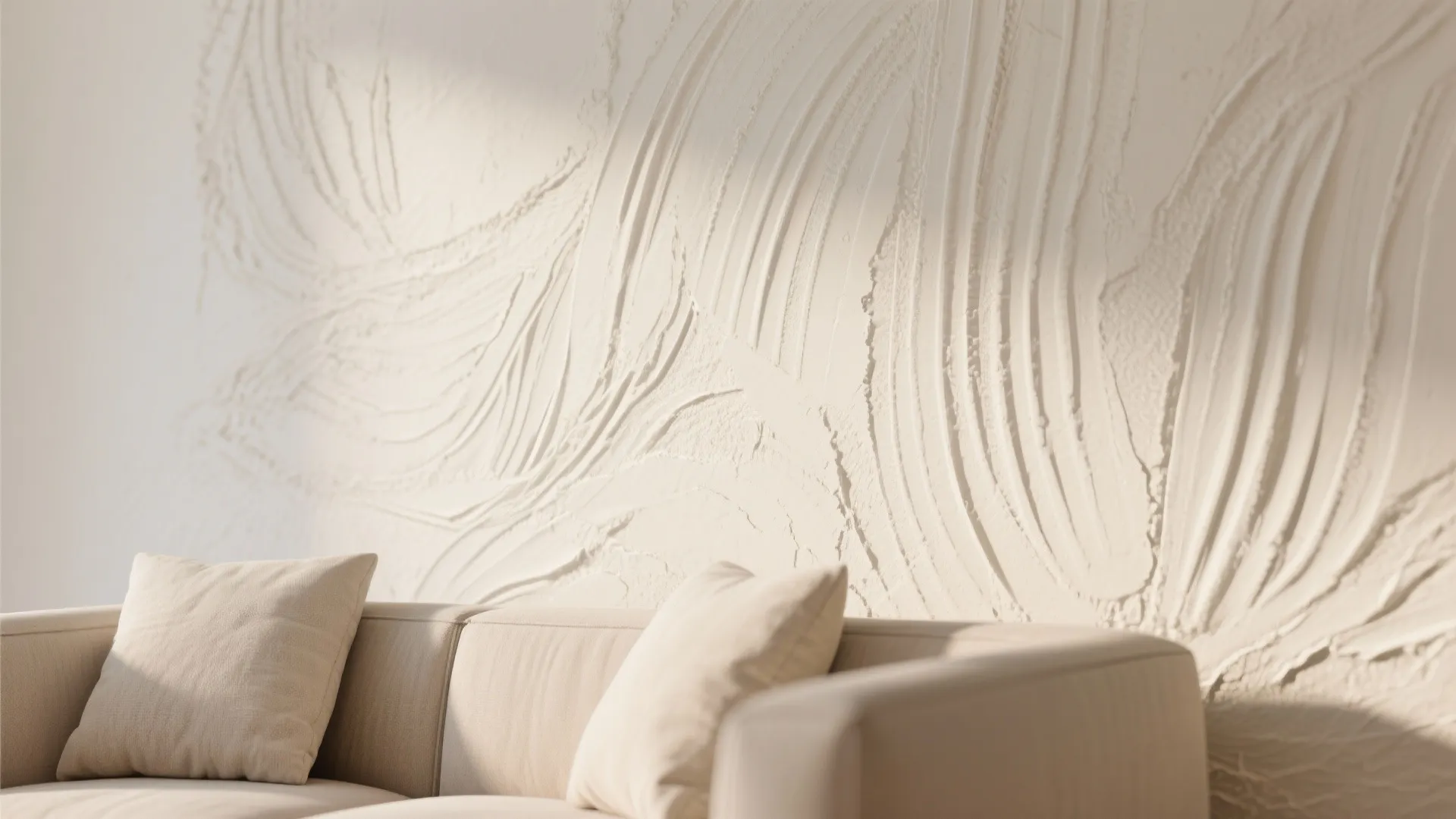 Textured Gypsum Accent Walls