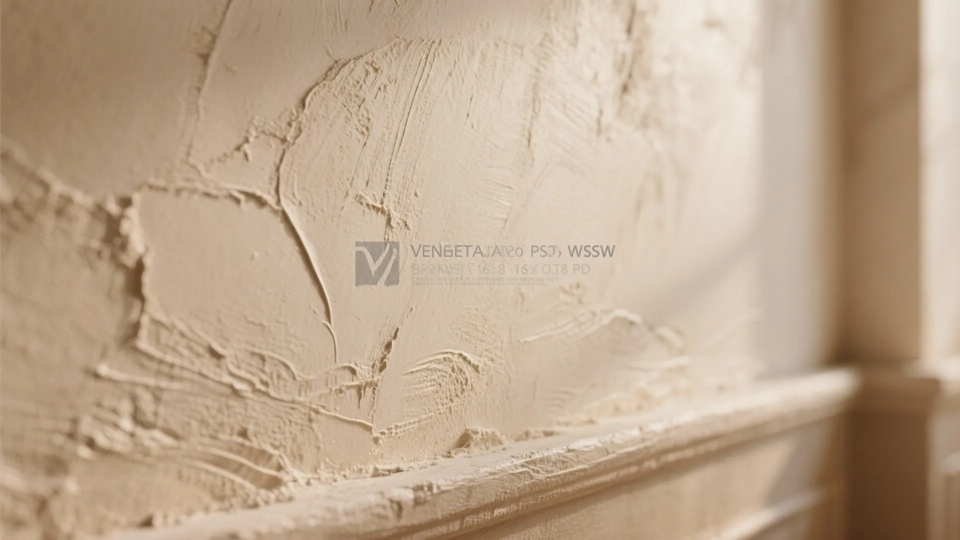 3. Textured Half with Plaster or Cloth