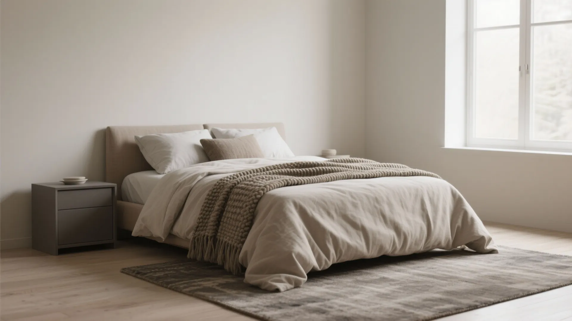 1. Neutral palette with textured layers