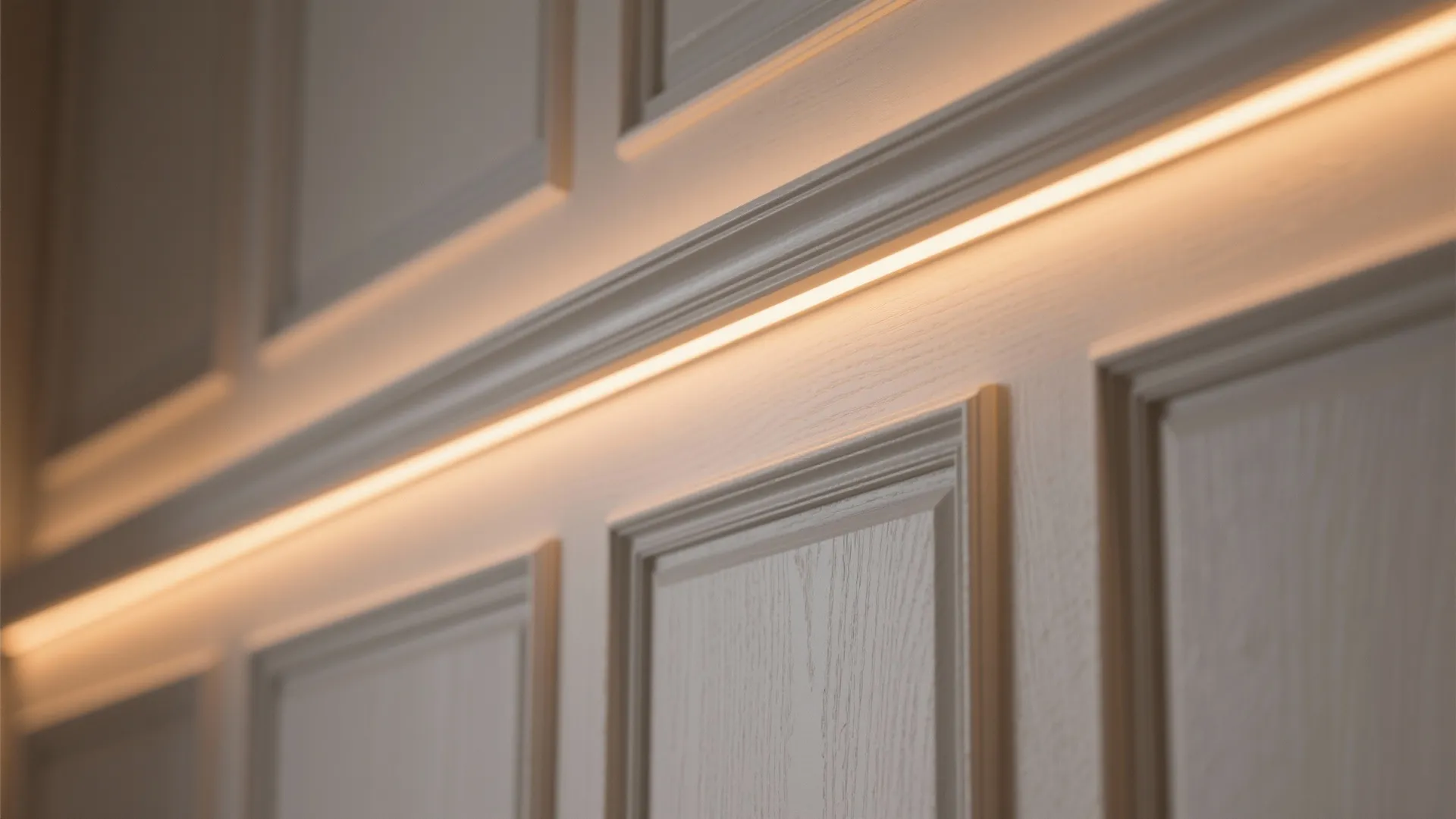 [Section: Inspiration 4] Textured Panels with Integrated Trim and Lighting