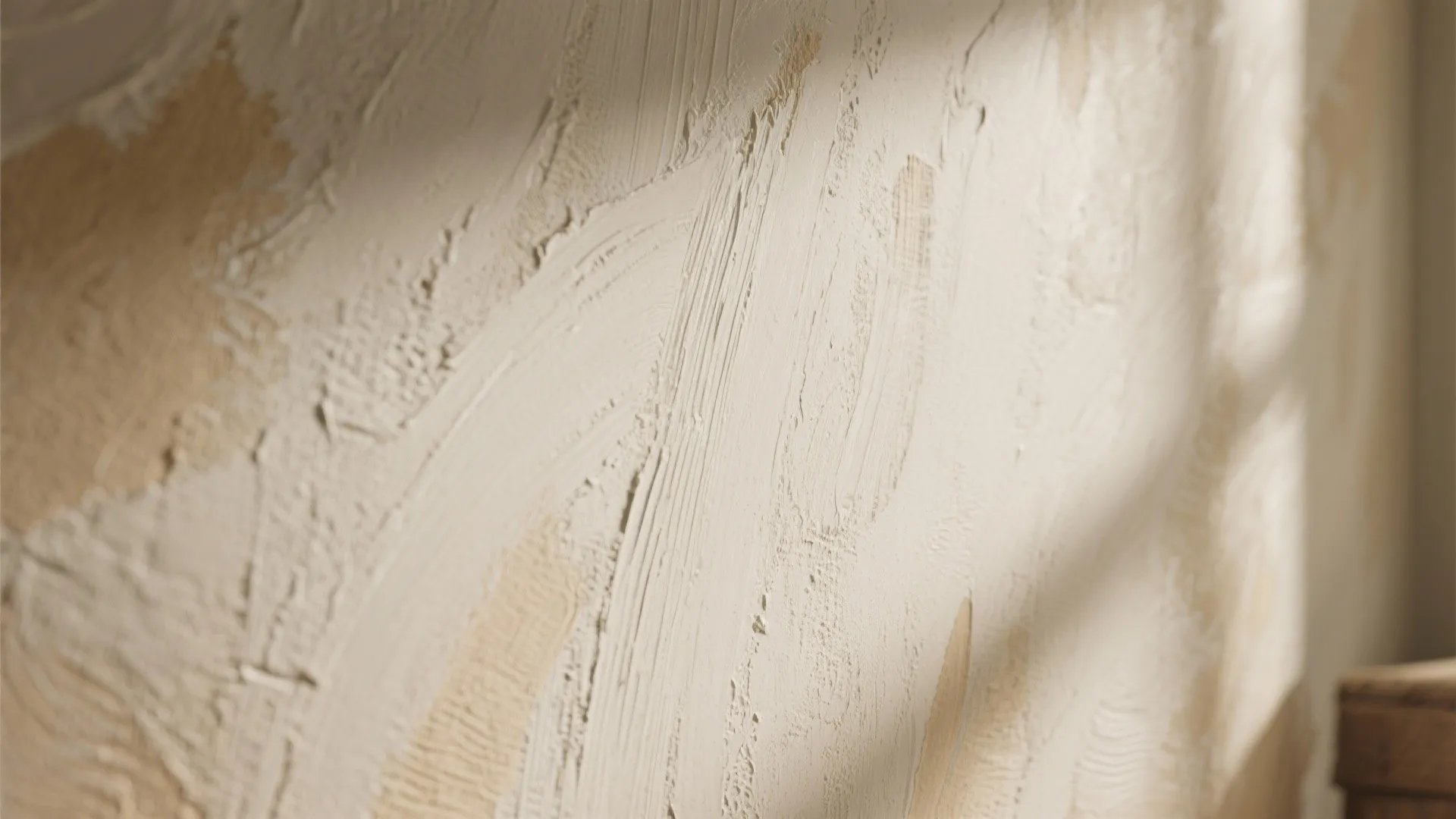 3. Add texture or limewash to hide imperfections