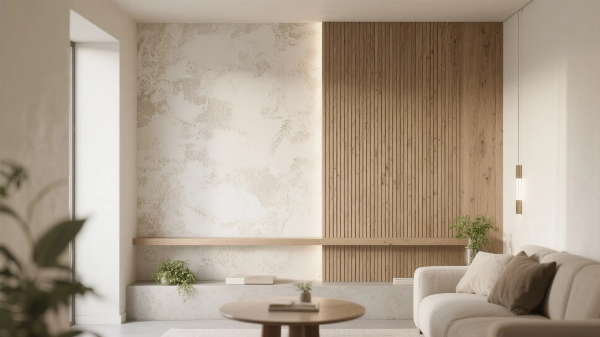 Textured wall cladding for tactile depth