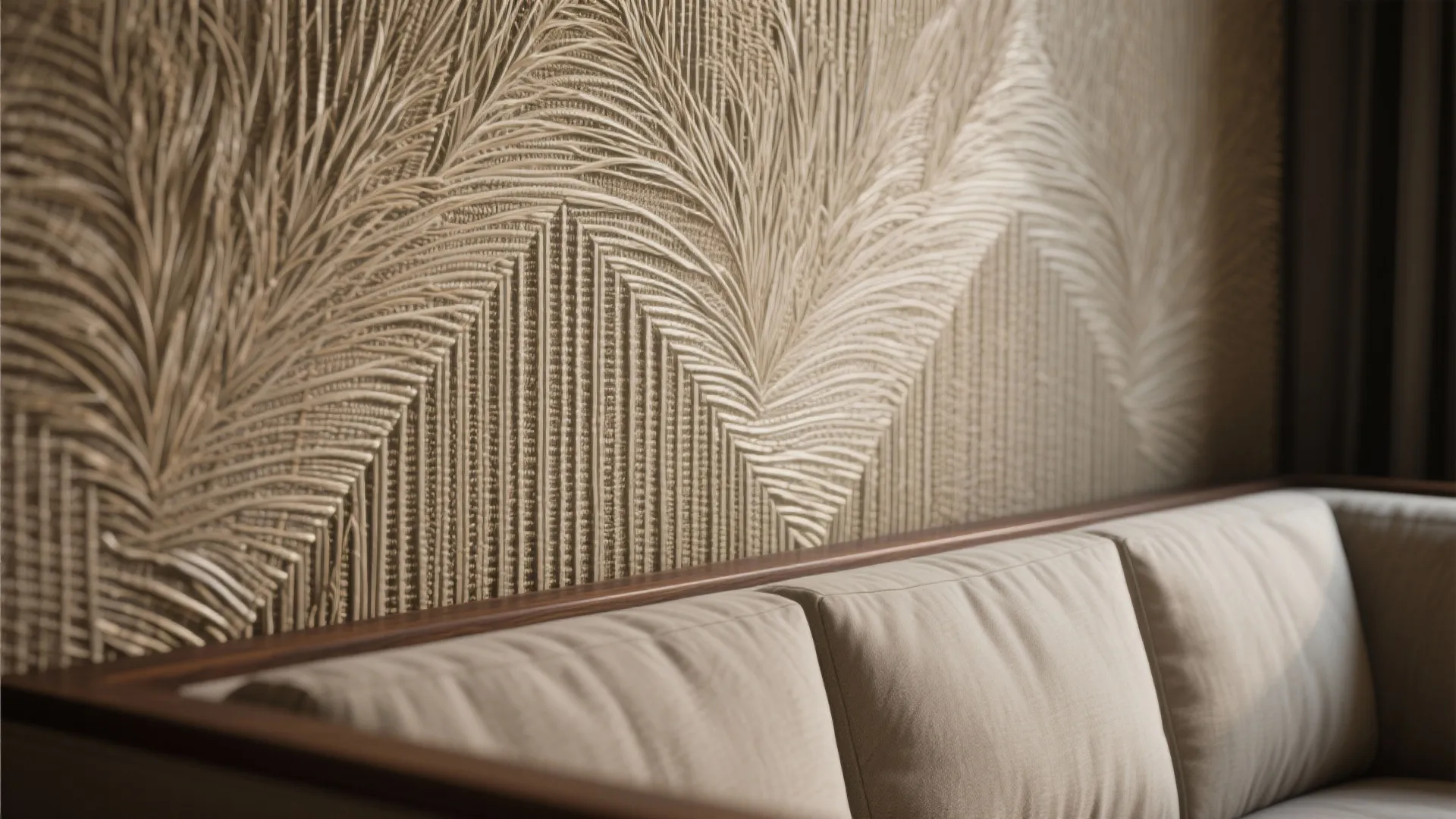 Textured 3D Wallpapers for Tactile Warmth