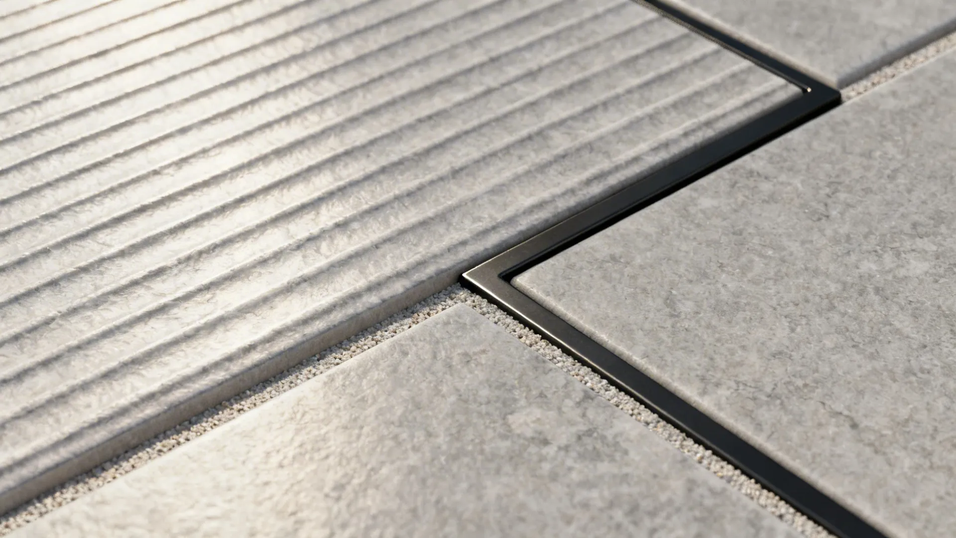 Textured stone and porcelain that mimic natural finishes