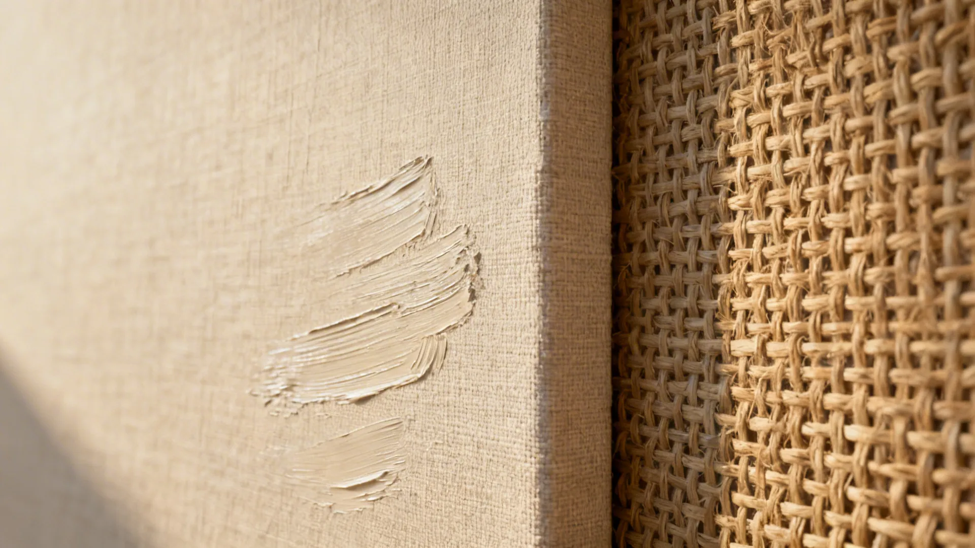 2. Textured Neutrals (Canvas & Fiber Art)