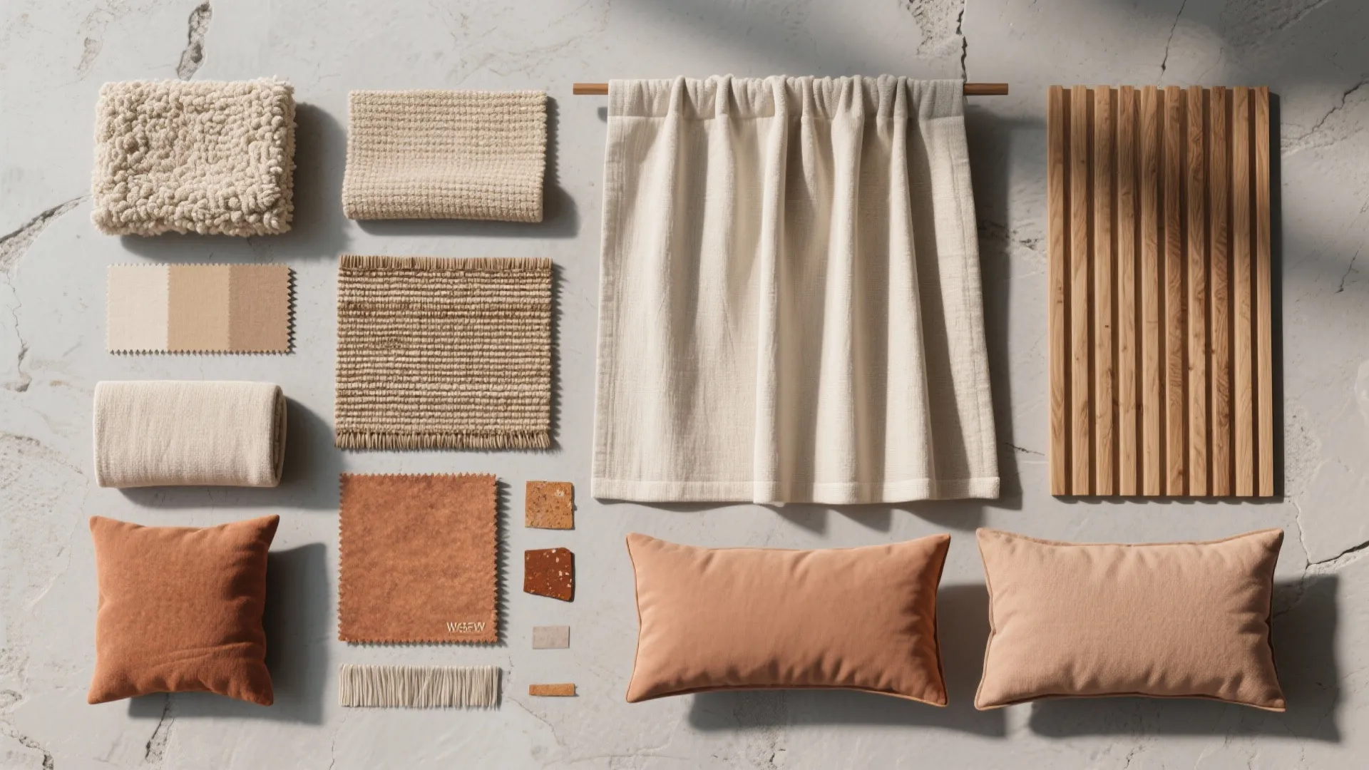 Textured Neutrals With Warm Accents