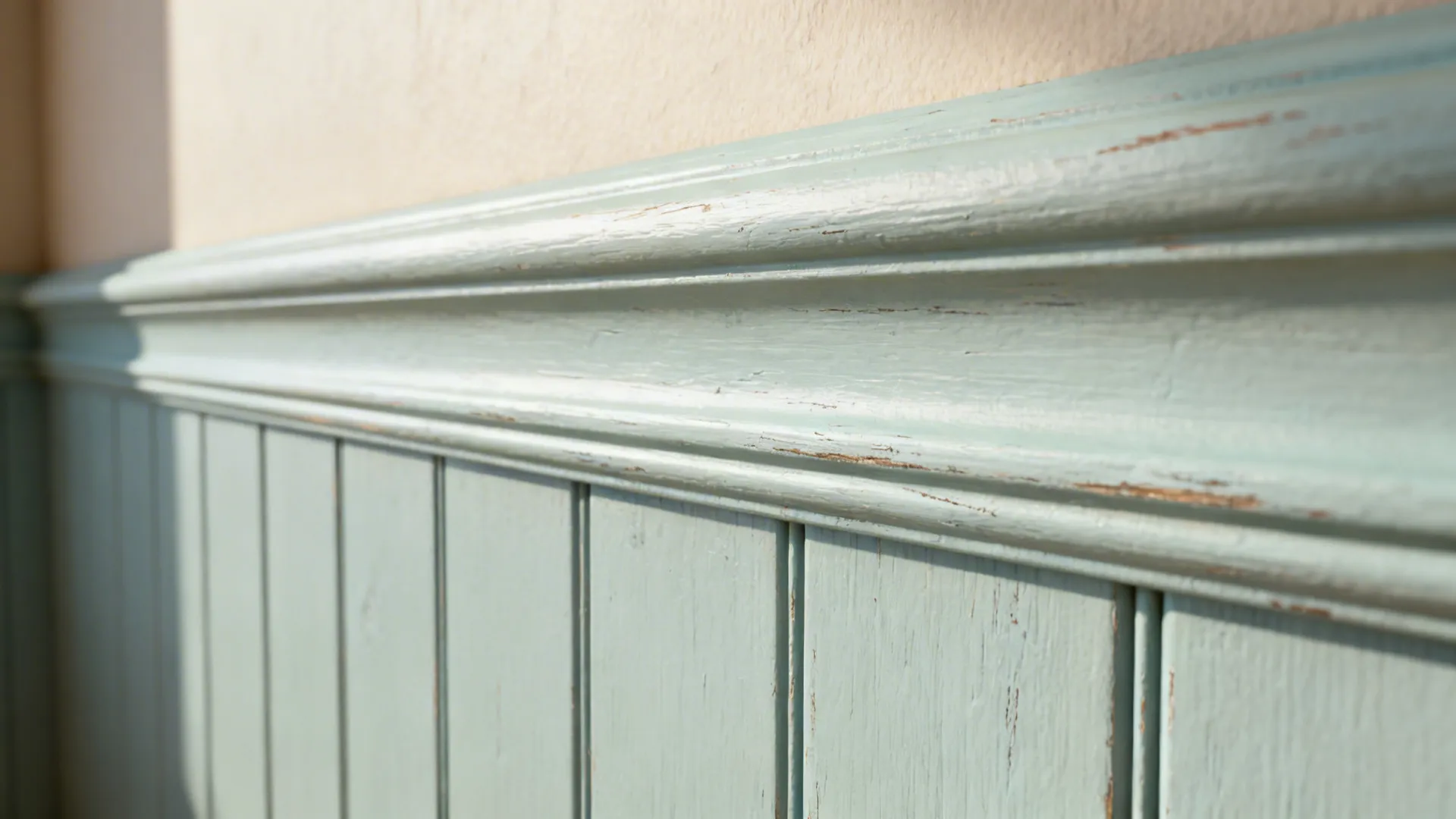 3: Textured Panel Below Rail