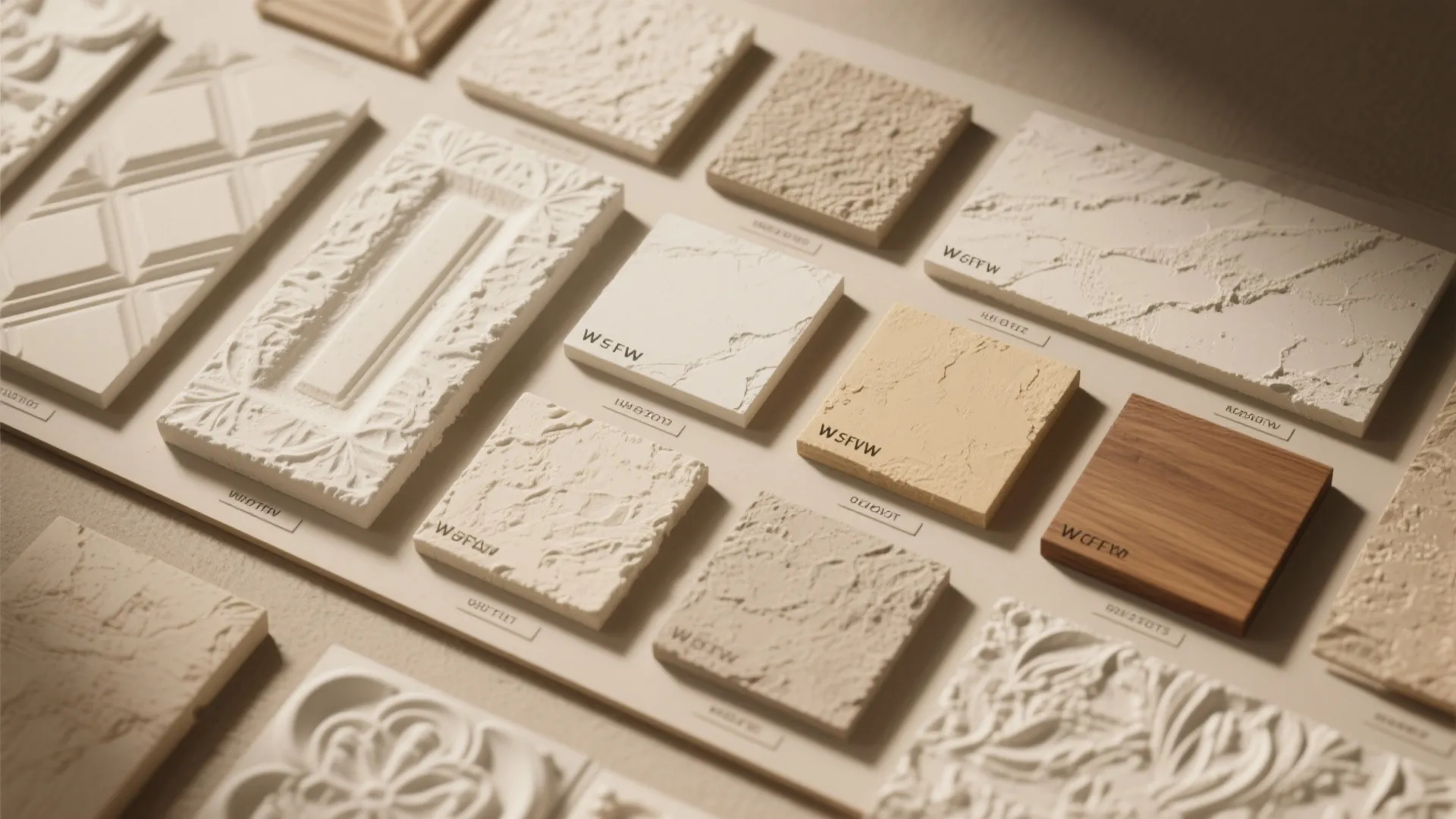 5. Use Textured Plaster or Lightweight Panels