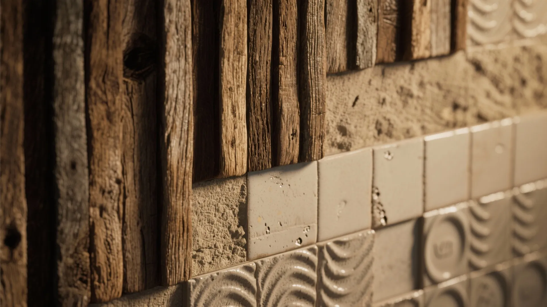 3. Textured Panels: Wood, Shiplap, or 3D Tiles