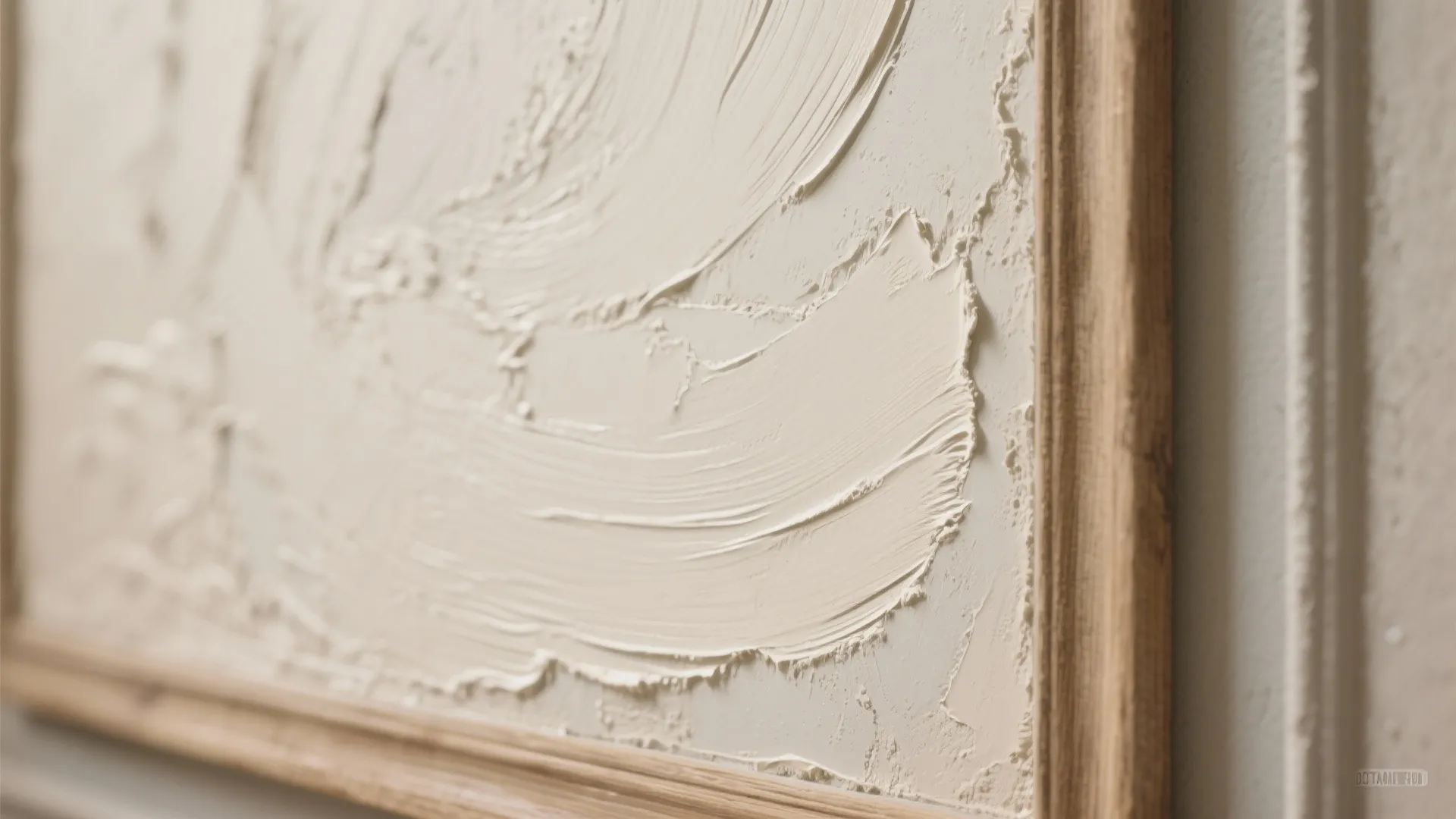 4. Textured paint or plaster panel
