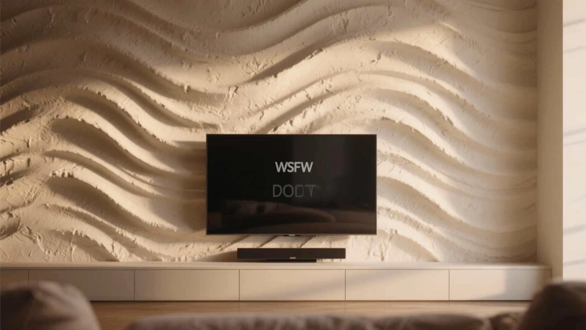 3. Textured Plaster Panels to Add Depth