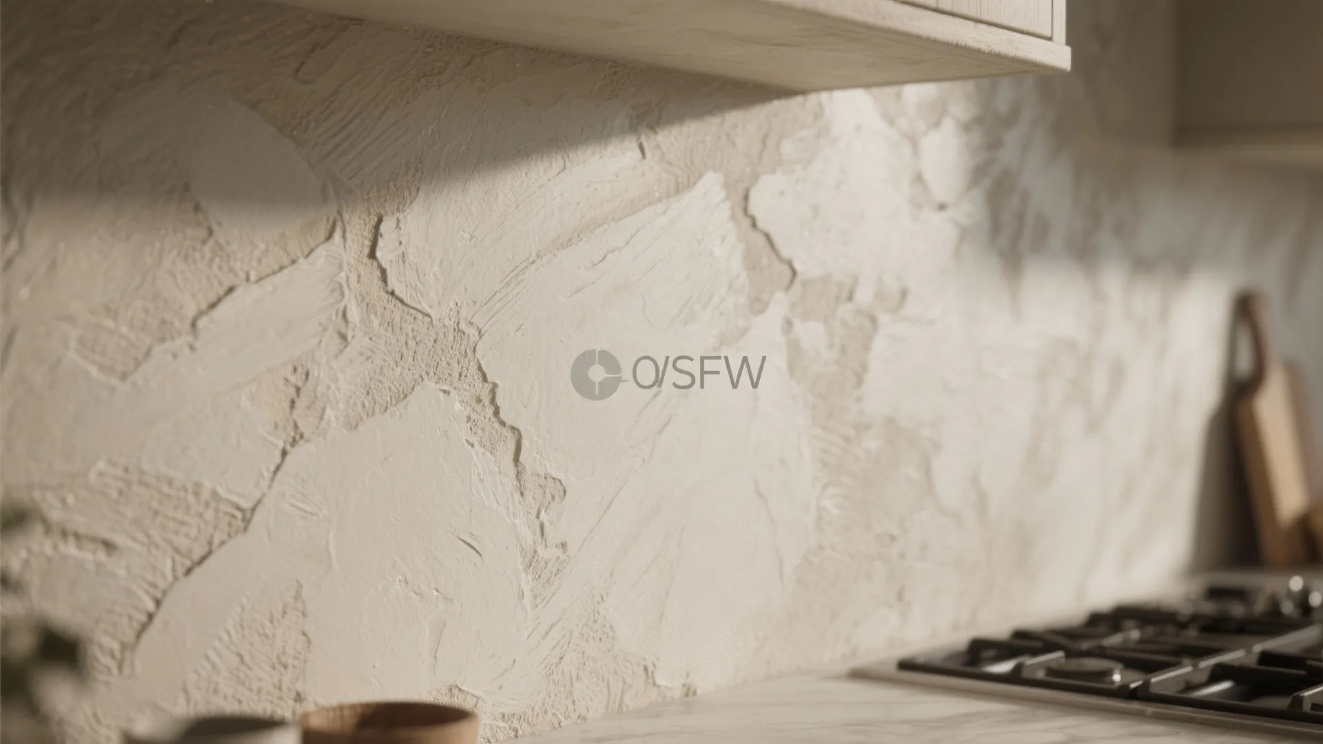 2. Textured plaster or limewash