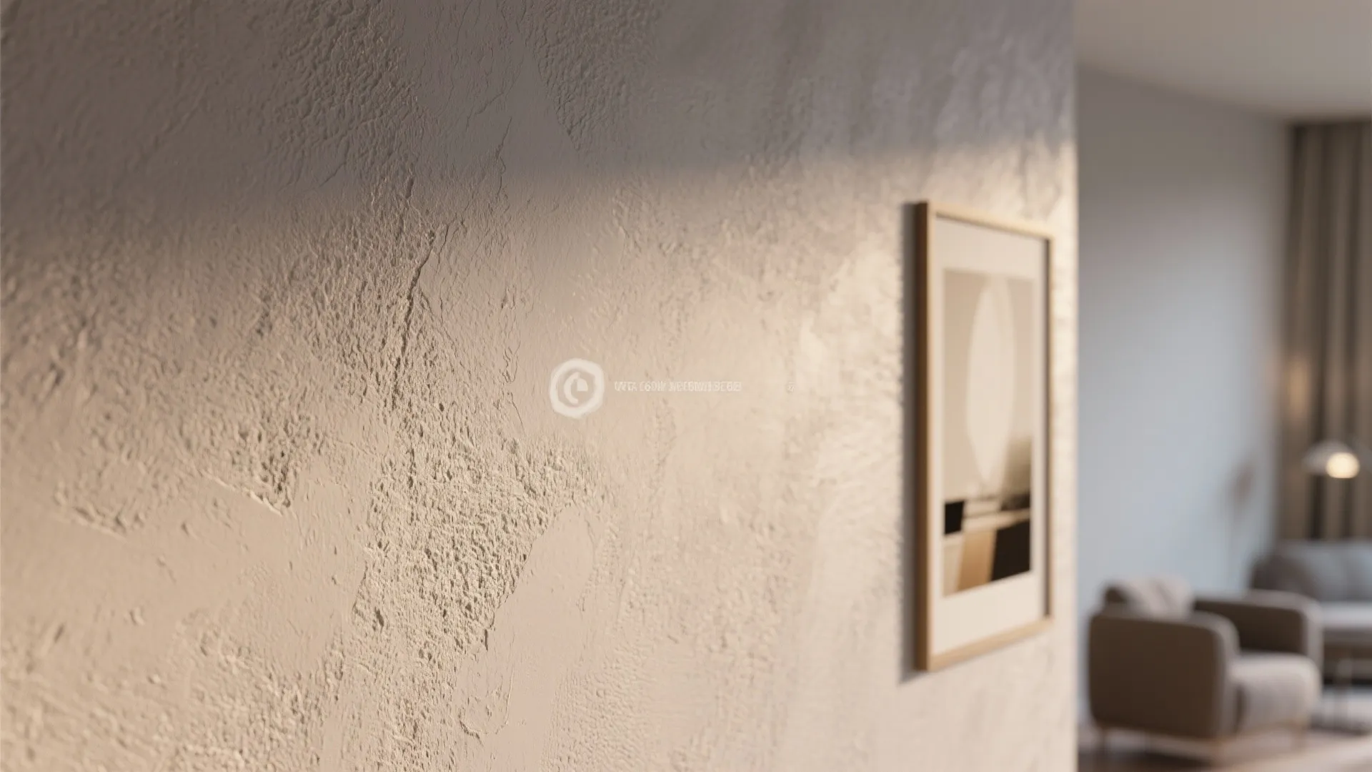 3. Textured Plaster Paneling