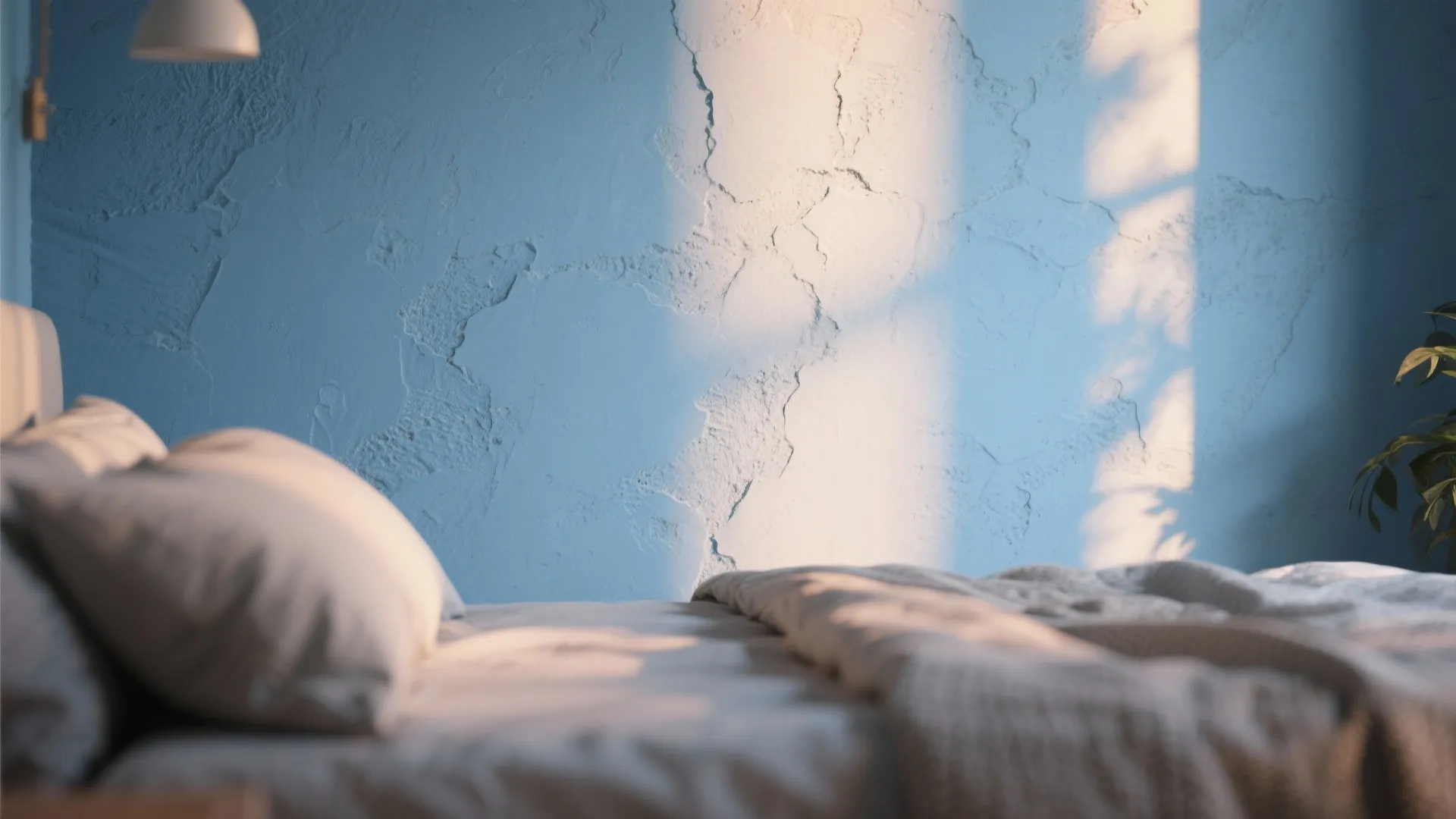 3. Textured Plaster Accent for Cozy Depth