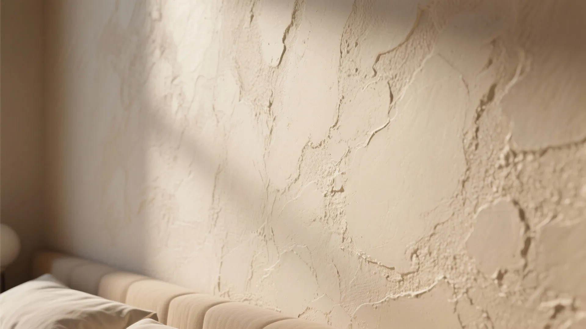 5. Textured paint or plaster finish