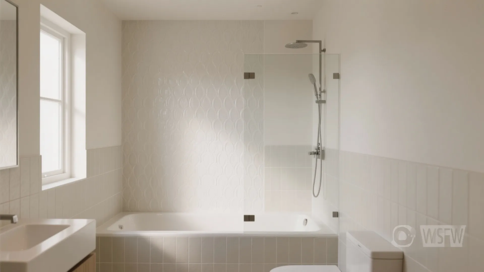 Textured Porcelain Panels for a Spa Feel