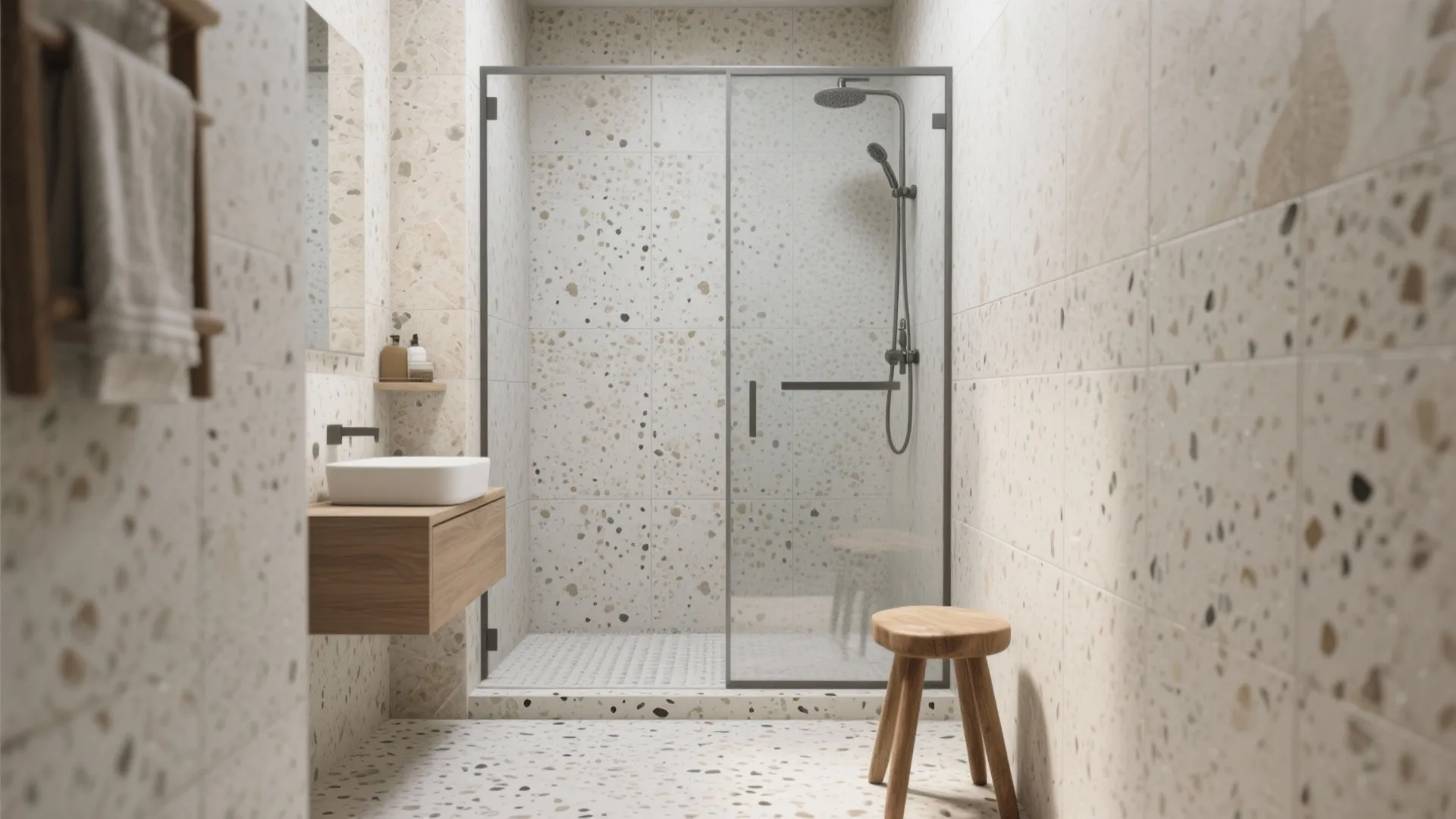 Textured Porcelain that Mimics Stone