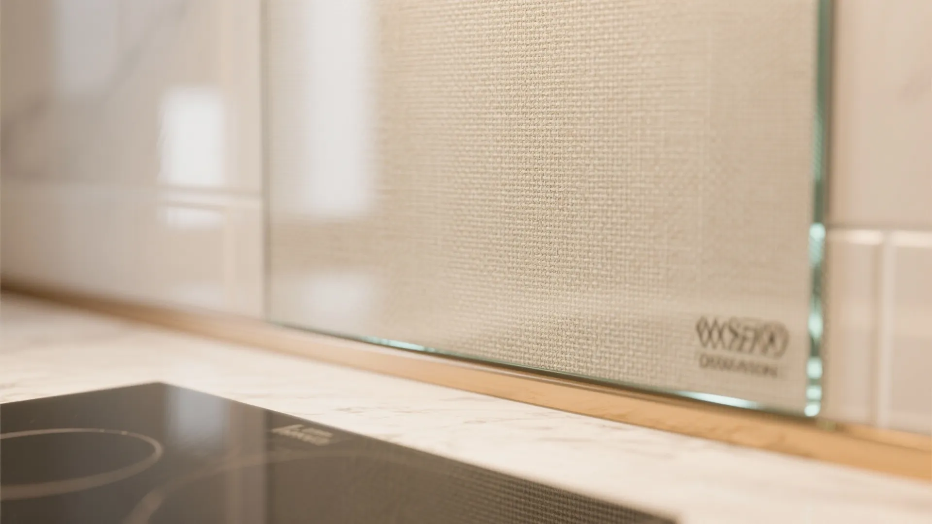 4. Printed or textured glass for pattern without grout