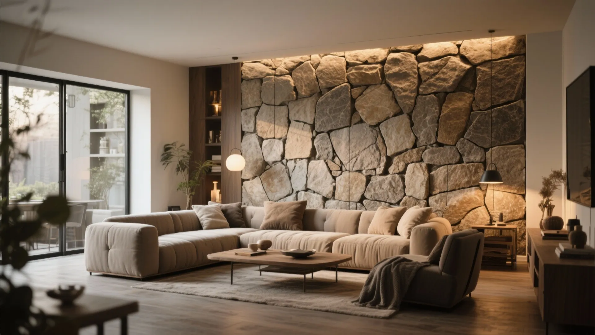 3. Textured PVC Panels for Feature Walls