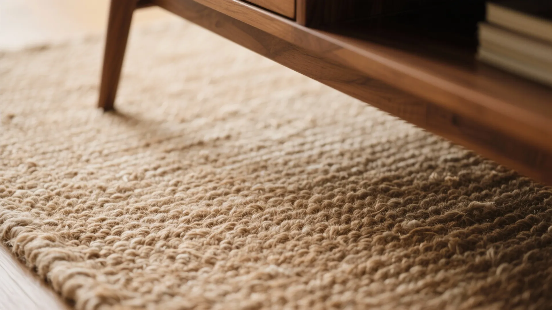 3. Add a Textured Rug