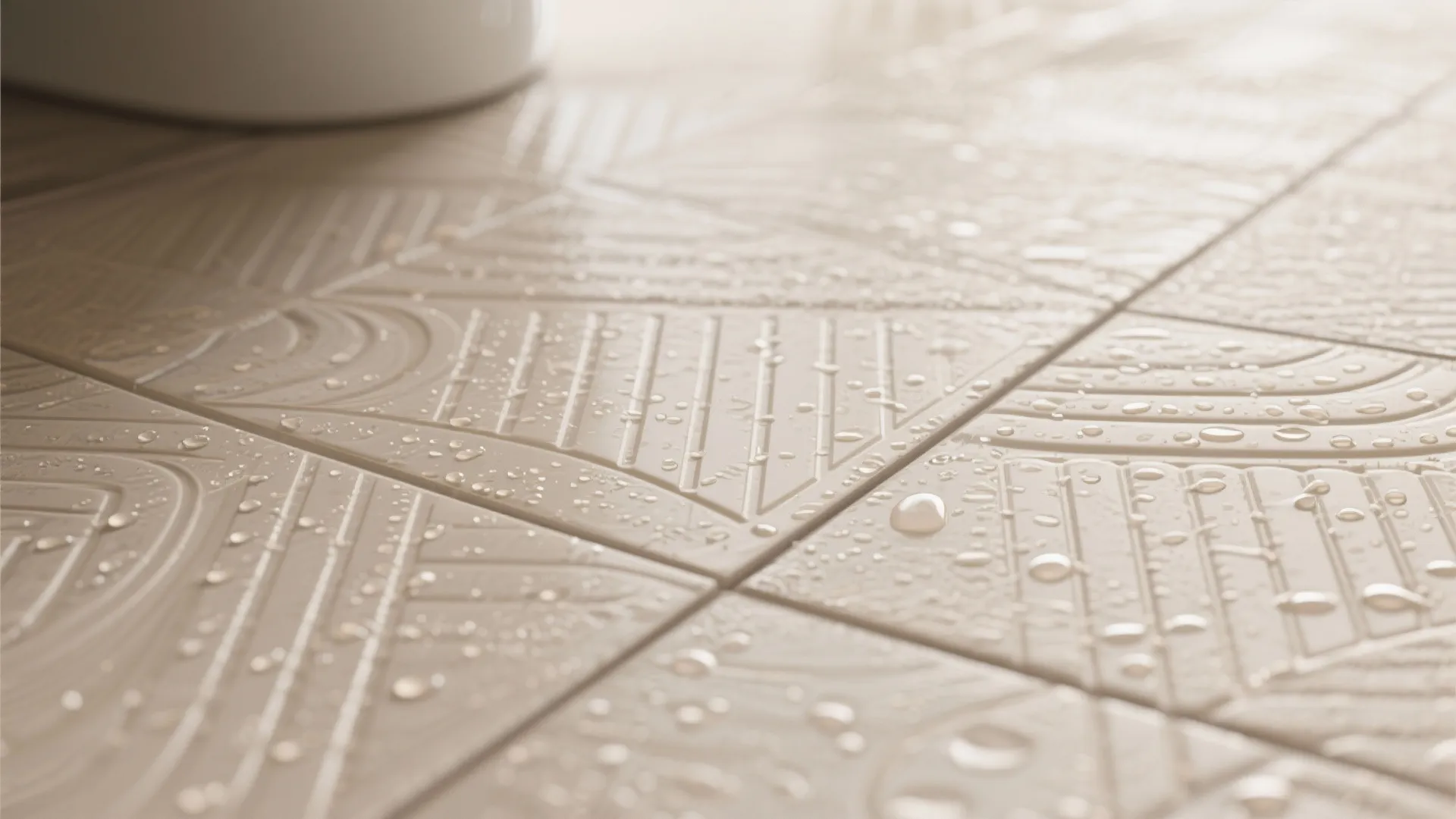 4. Textured Slip-Resistant Tiles