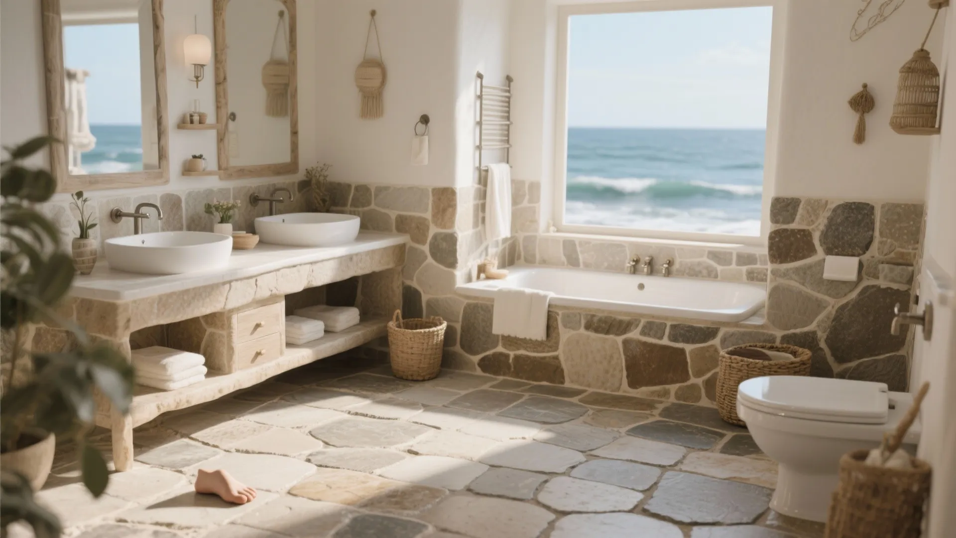 5. Natural Textured Stone