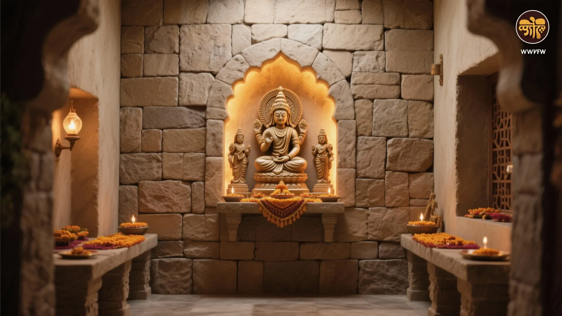 2. Textured Stone Tiles