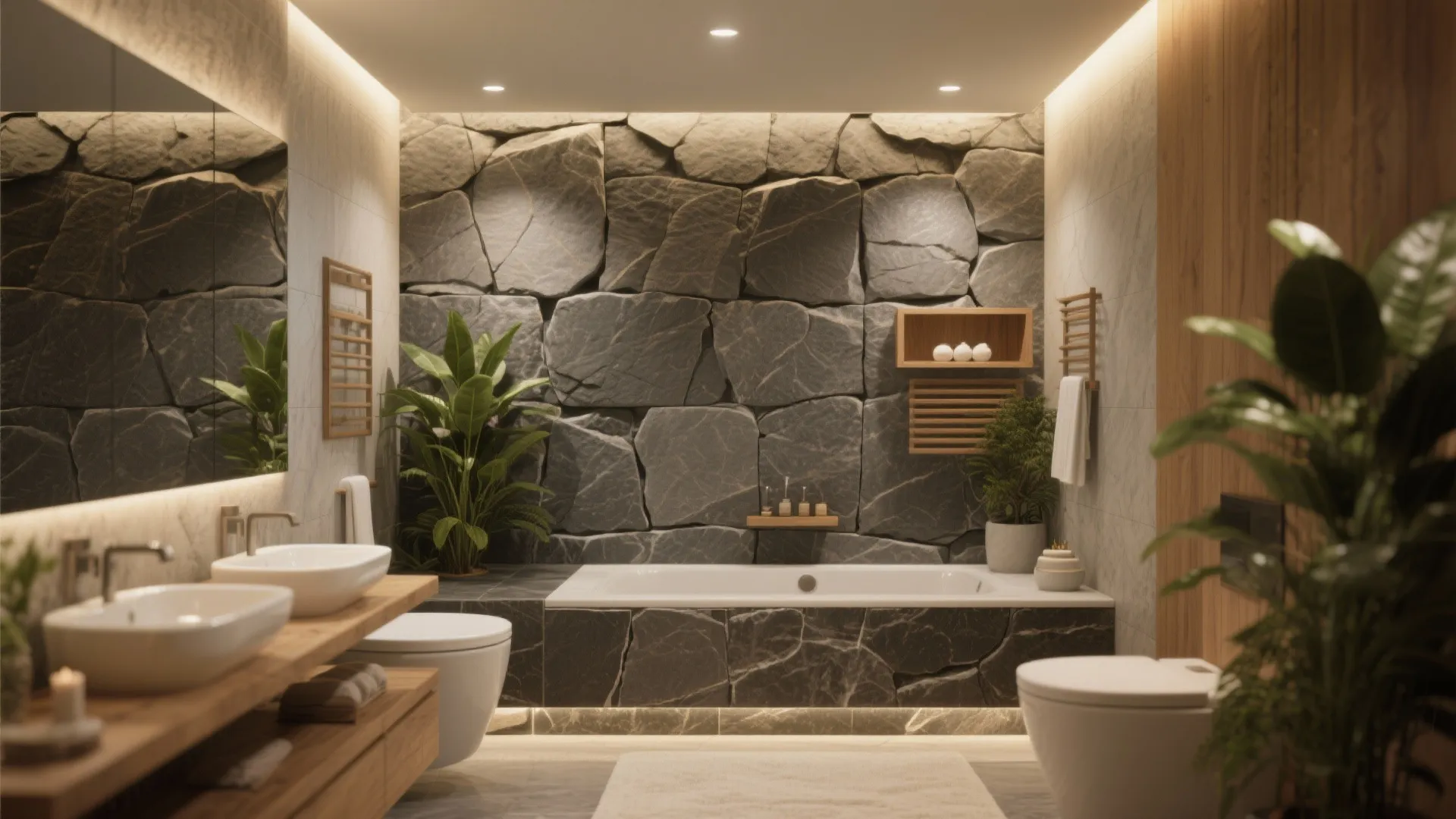 Textured Natural Stone for Spa Vibes