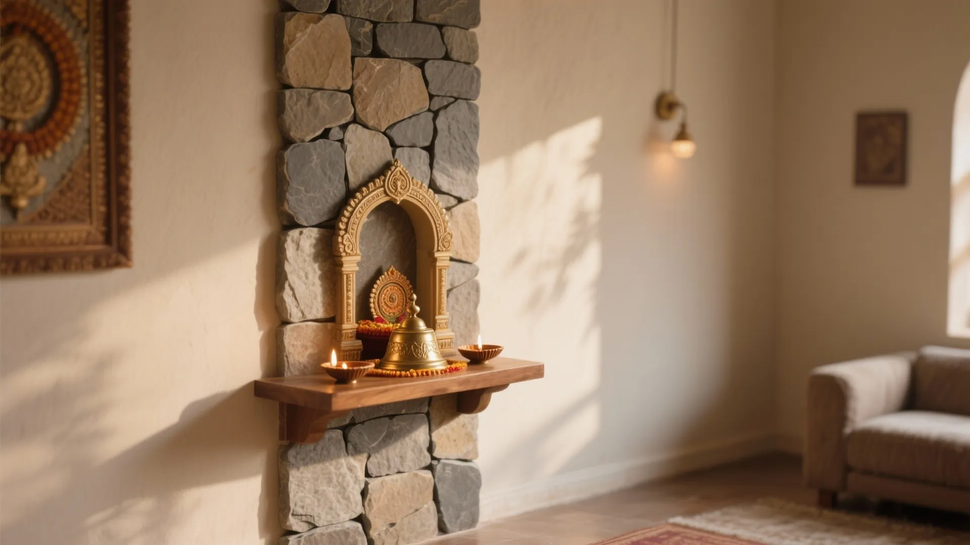 Textured Stone Tiles for Earthy Calm