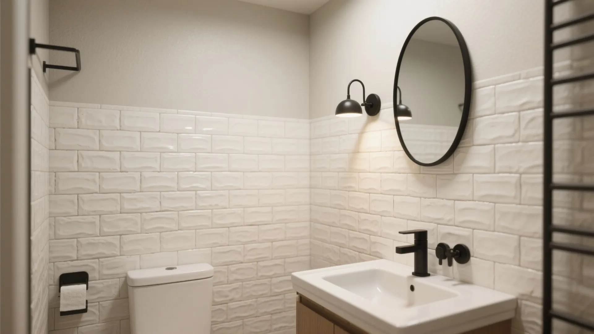 Textured Subway Tiles: Classic Meets Tactile Interest