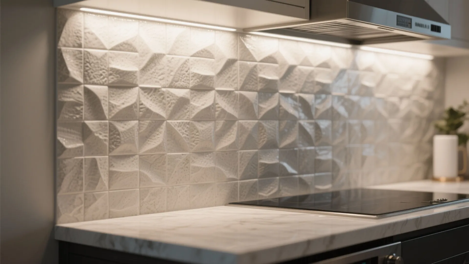 8. Textured Tiles for Tactile Interest