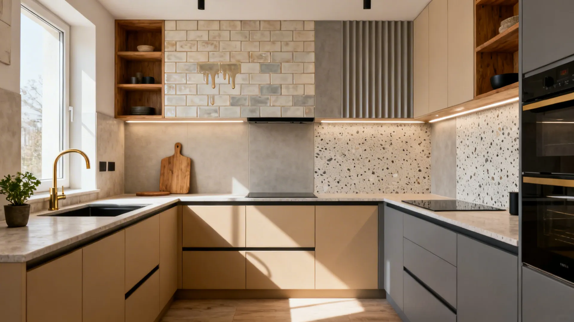 5 Kitchen Wall Tiles Design Ideas with Texture