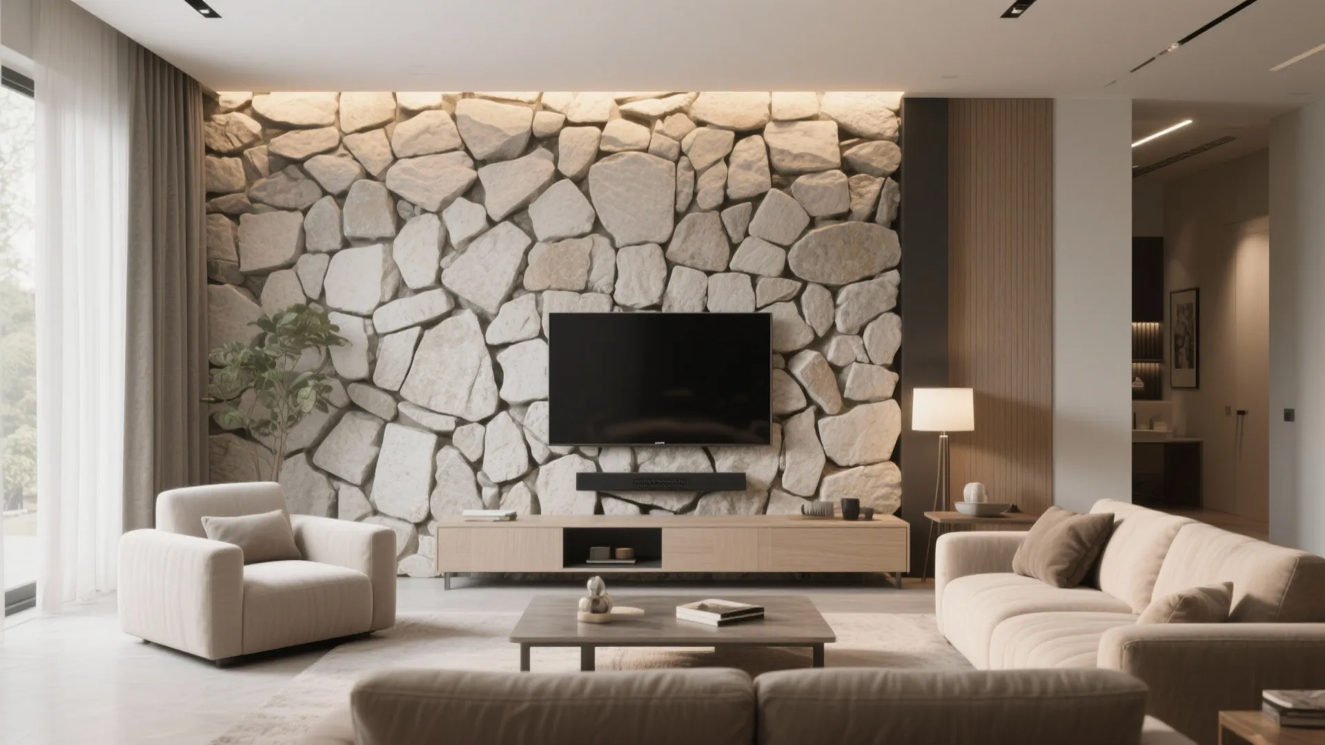 Textured backdrop for added depth