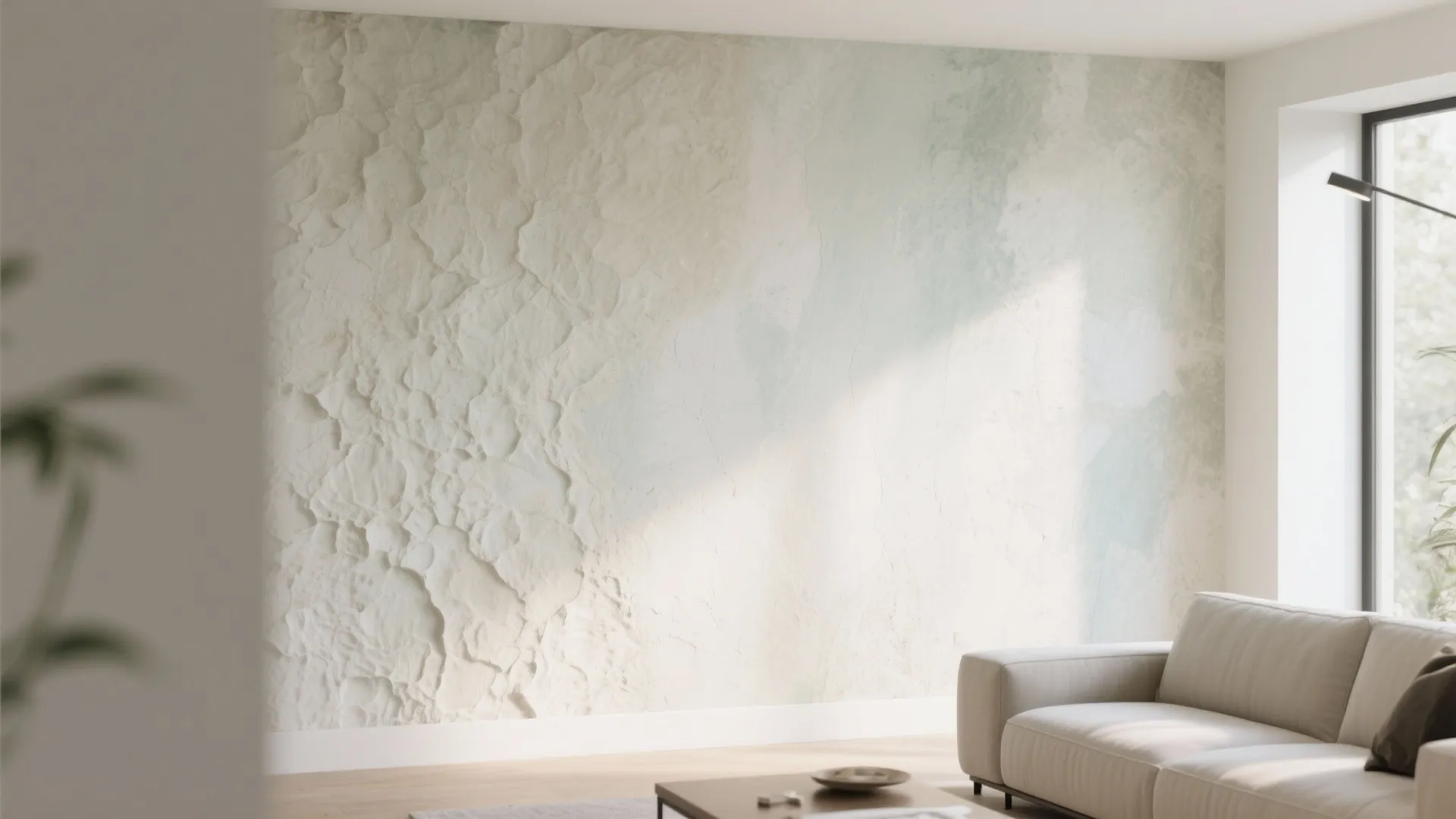 2. Statement wall with texture