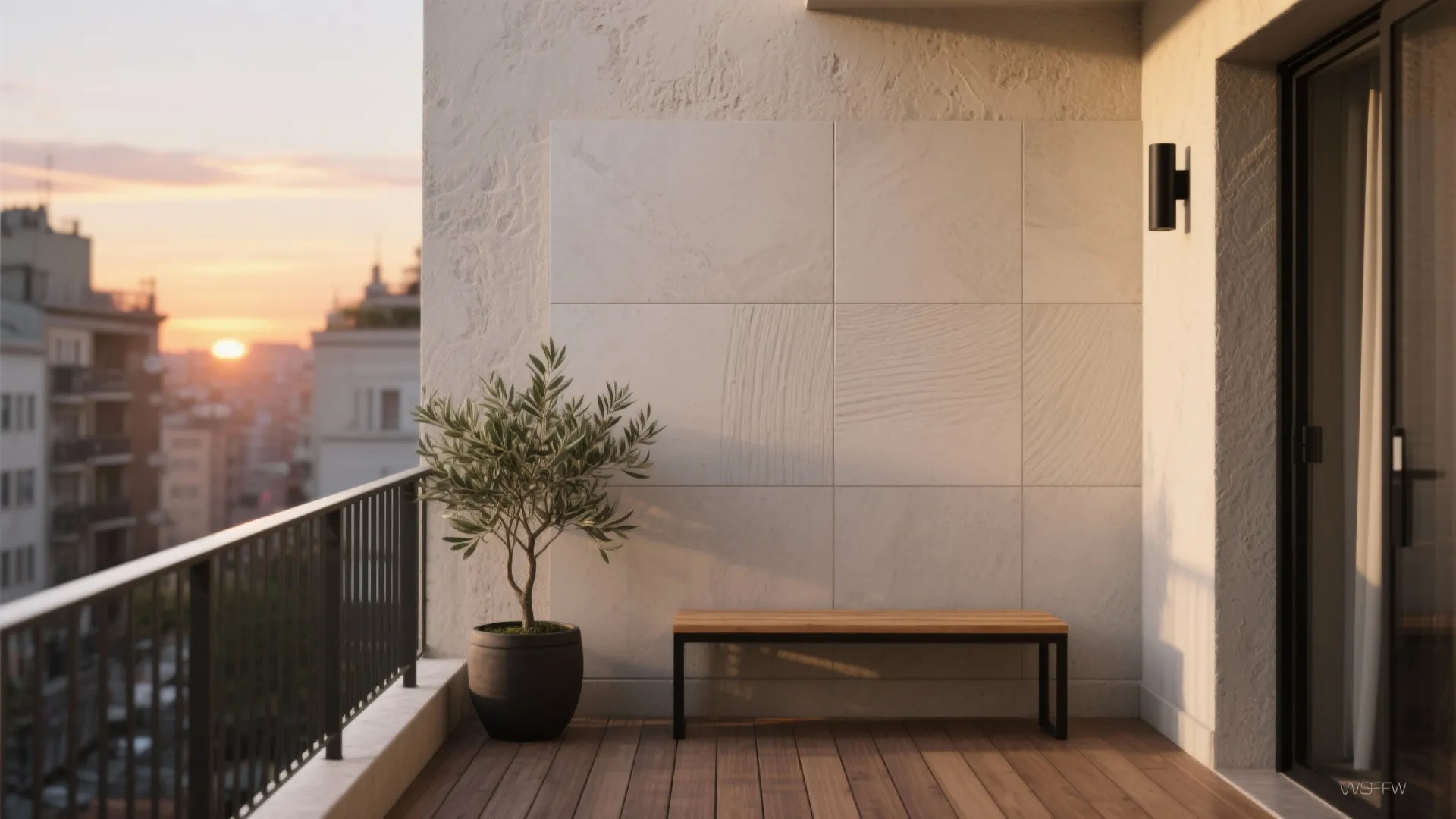 Textured Feature Wall That Performs Outdoors